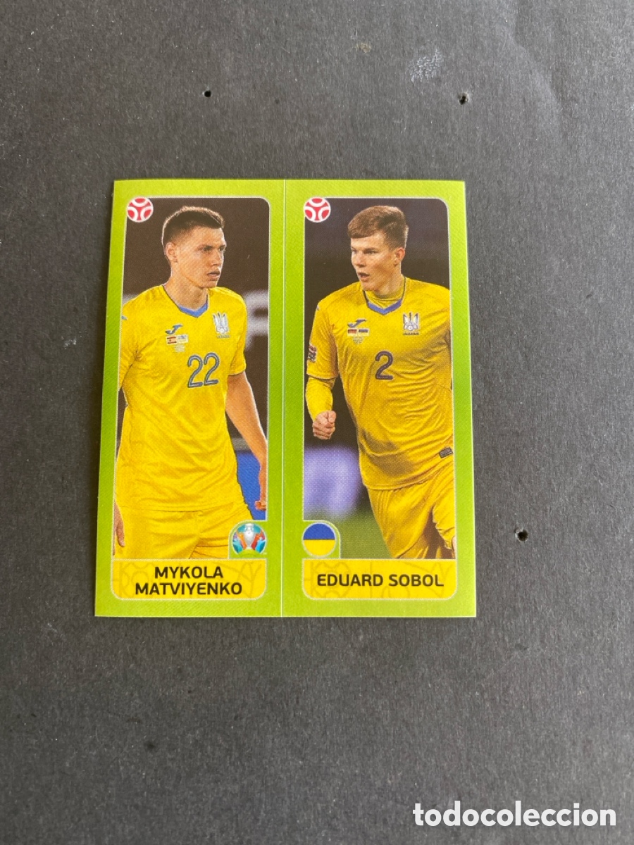 Cartes &agrave; collectionner de Football: Cromo Euro 2020 Ucrania N*317b-317a