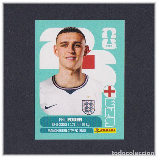 Cartes &agrave; collectionner de Football: FIFA WORLD CUP 2026 26 MUNDIAL PANINI FODEN ENG 16 INGLATERRA COLECCI&Oacute;N ALBUM STICKER