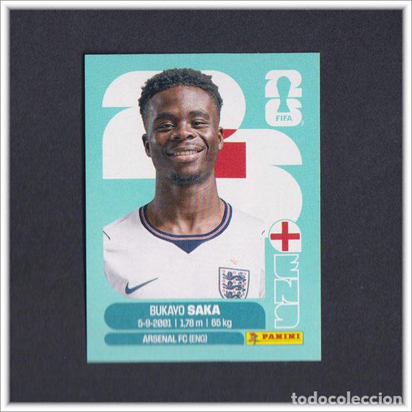 Cartes &agrave; collectionner de Football: FIFA WORLD CUP 2026 26 MUNDIAL PANINI SAKA ENG 17 INGLATERRA COLECCI&Oacute;N ALBUM STICKER