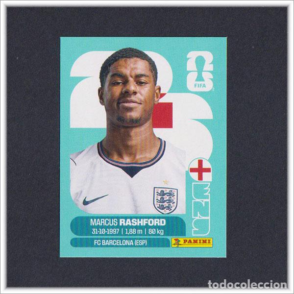 Cartes &agrave; collectionner de Football: FIFA WORLD CUP 2026 26 MUNDIAL PANINI RASHFORD ENG 19 INGLATERRA COLECCI&Oacute;N ALBUM STICKER