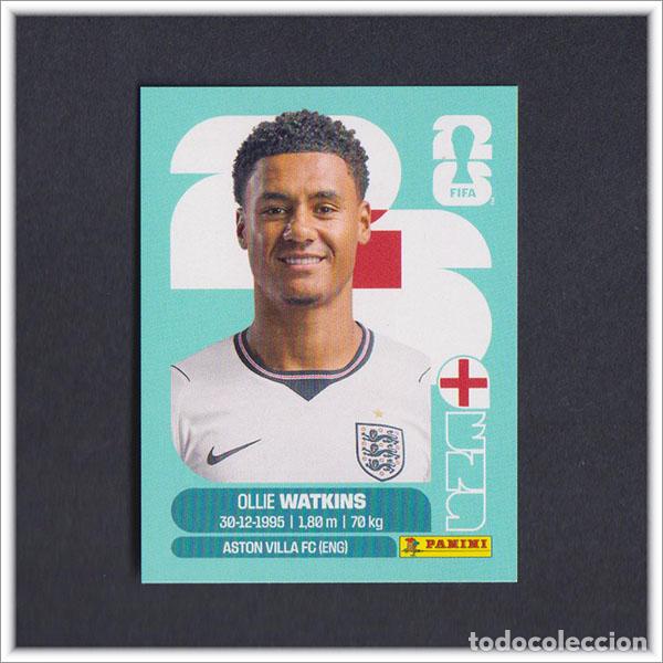Cartes &agrave; collectionner de Football: FIFA WORLD CUP 2026 26 MUNDIAL PANINI WATKINS ENG 20 INGLATERRA COLECCI&Oacute;N ALBUM STICKER