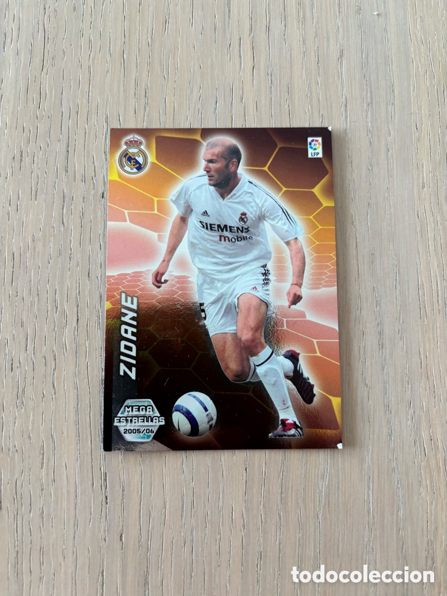 Cromos de F&uacute;tbol: Zidane Mega Estrellas 385 Megacracks Panini 2005-06