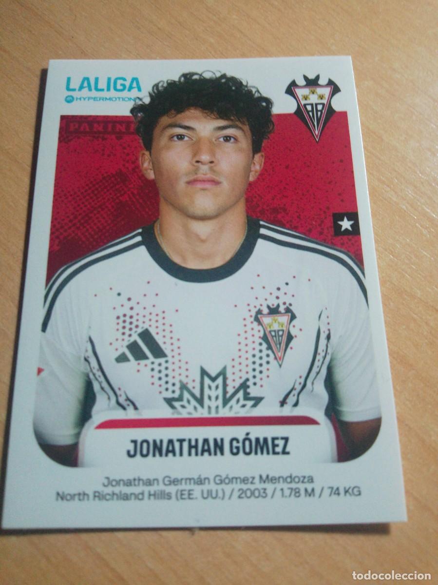Cromos de F&uacute;tbol: 9 B JONATHAN GOMEZ DEL ALBACETE 2&ordf; DIVISION HYPERMOTION 25 26 PANINI 2025 2026 NUEVO