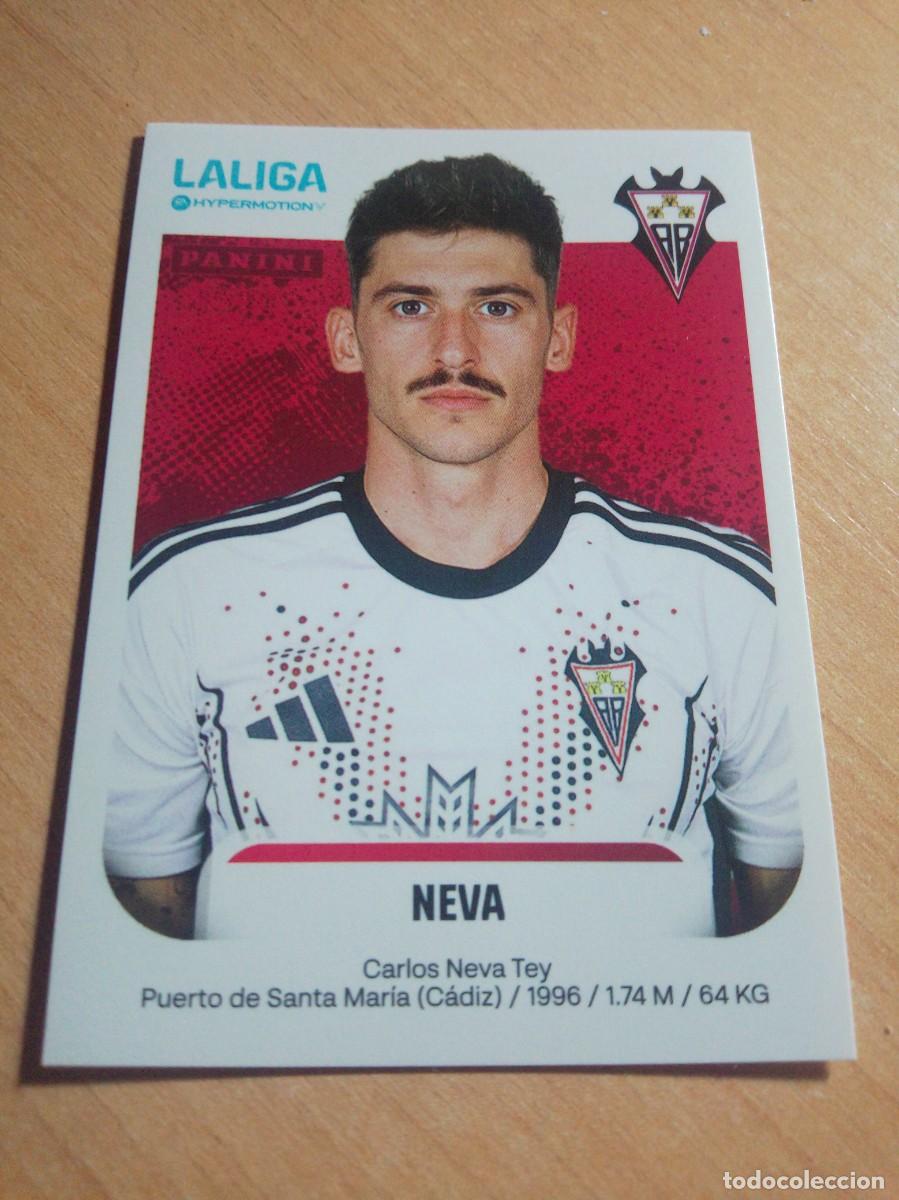 Cromos de F&uacute;tbol: 10 NEVA DEL ALBACETE 2&ordf; DIVISION HYPERMOTION 25 26 PANINI 2025 2026 NUEVO