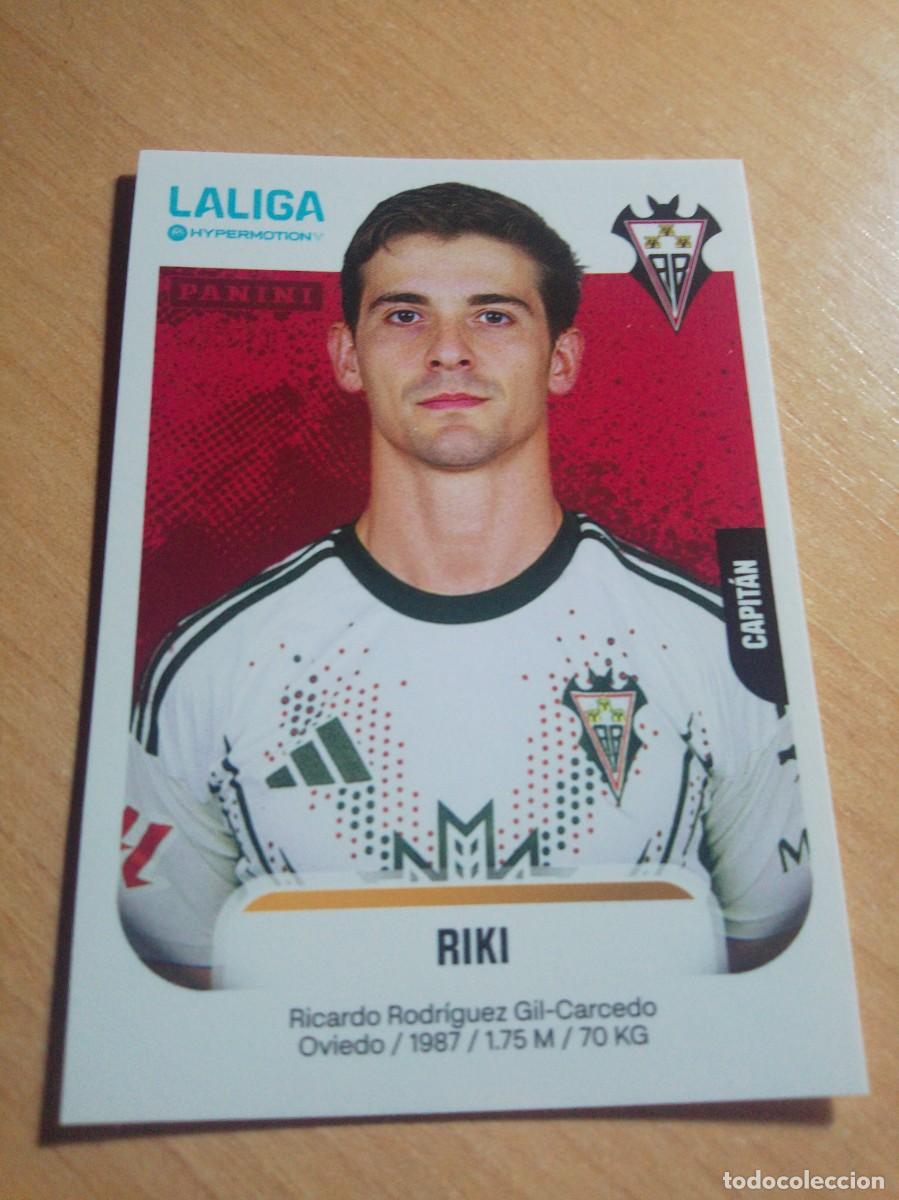 Cromos de F&uacute;tbol: 11 RIKI DEL ALBACETE 2&ordf; DIVISION HYPERMOTION 25 26 PANINI 2025 2026 NUEVO