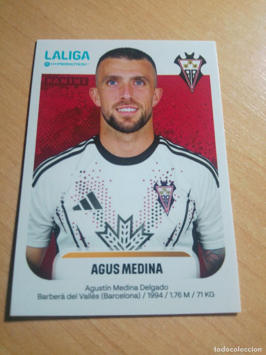 Cromos de F&uacute;tbol: 12 AGUS MEDINA DEL ALBACETE 2&ordf; DIVISION HYPERMOTION 25 26 PANINI 2025 2026 NUEVO