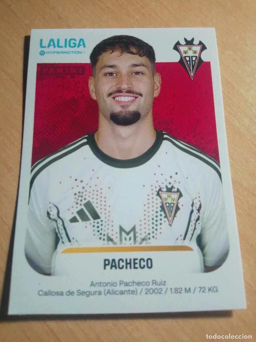 Cromos de F&uacute;tbol: 14 PACHECO DEL ALBACETE 2&ordf; DIVISION HYPERMOTION 25 26 PANINI 2025 2026 NUEVO