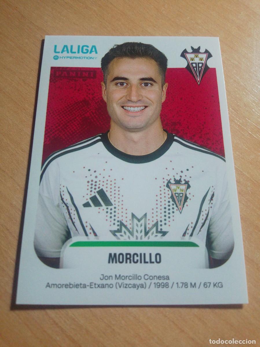 Figurine di Calcio: 17 MORCILLO DEL ALBACETE 2&ordf; DIVISION HYPERMOTION 25 26 PANINI 2025 2026 NUEVO