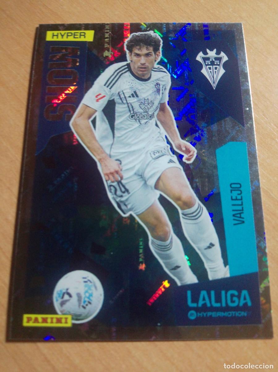 Cartes &agrave; collectionner de Football: 434 VALLEJO HYPER SHOW DEL ALBACETE 2&ordf; DIVISION HYPERMOTION 25 26 PANINI 2025 2026 NUEVO