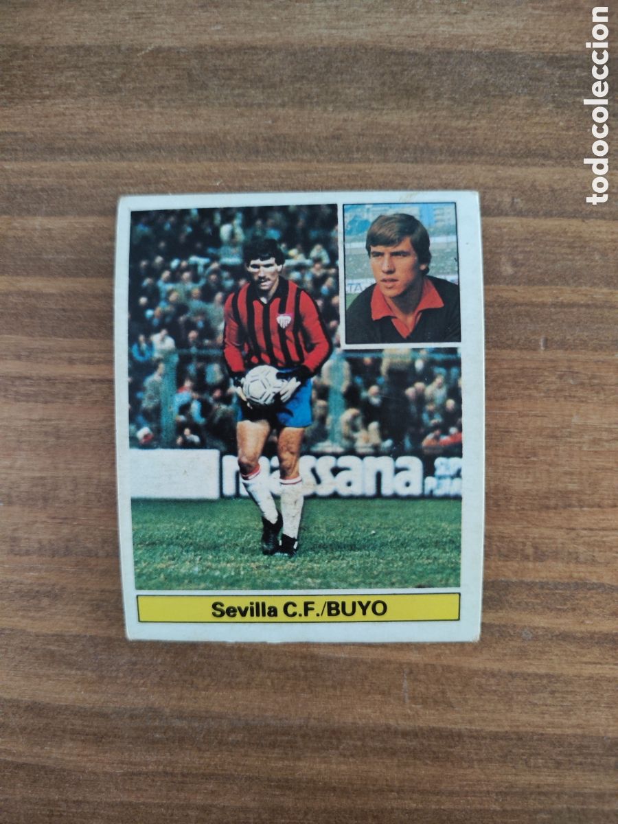 Cromos de F&uacute;tbol: Este 81 82 sin pegar Sevilla Buyo