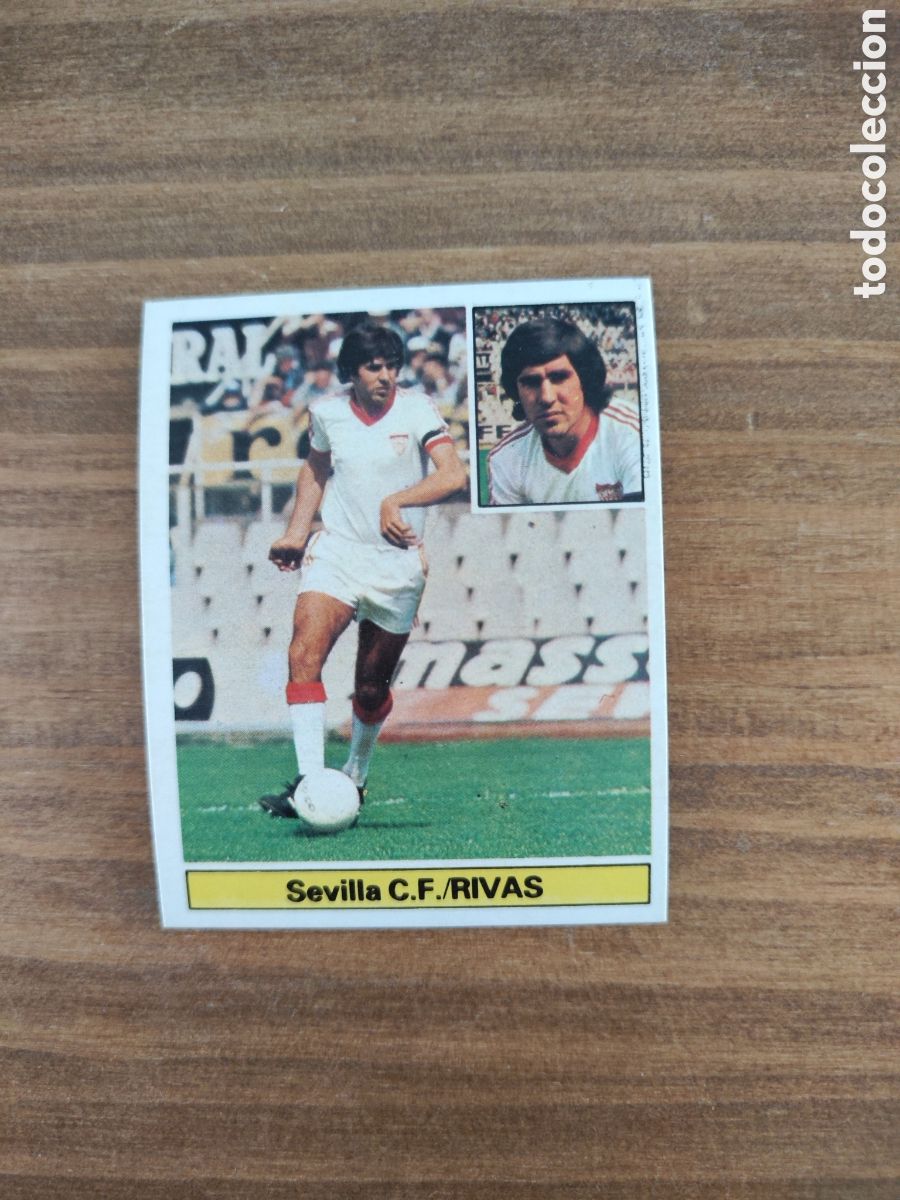 Cromos de F&uacute;tbol: Este 81 82 sin pegar Sevilla Rivas