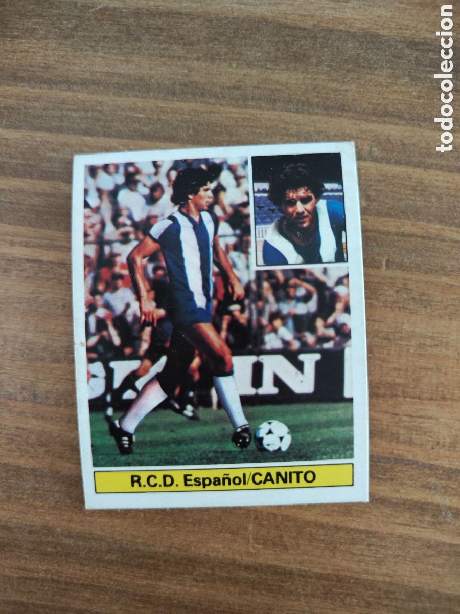 Cromos de F&uacute;tbol: Este 81 82 sin pegar &uacute;ltimos fichajes 6 Espa&ntilde;ol Canito