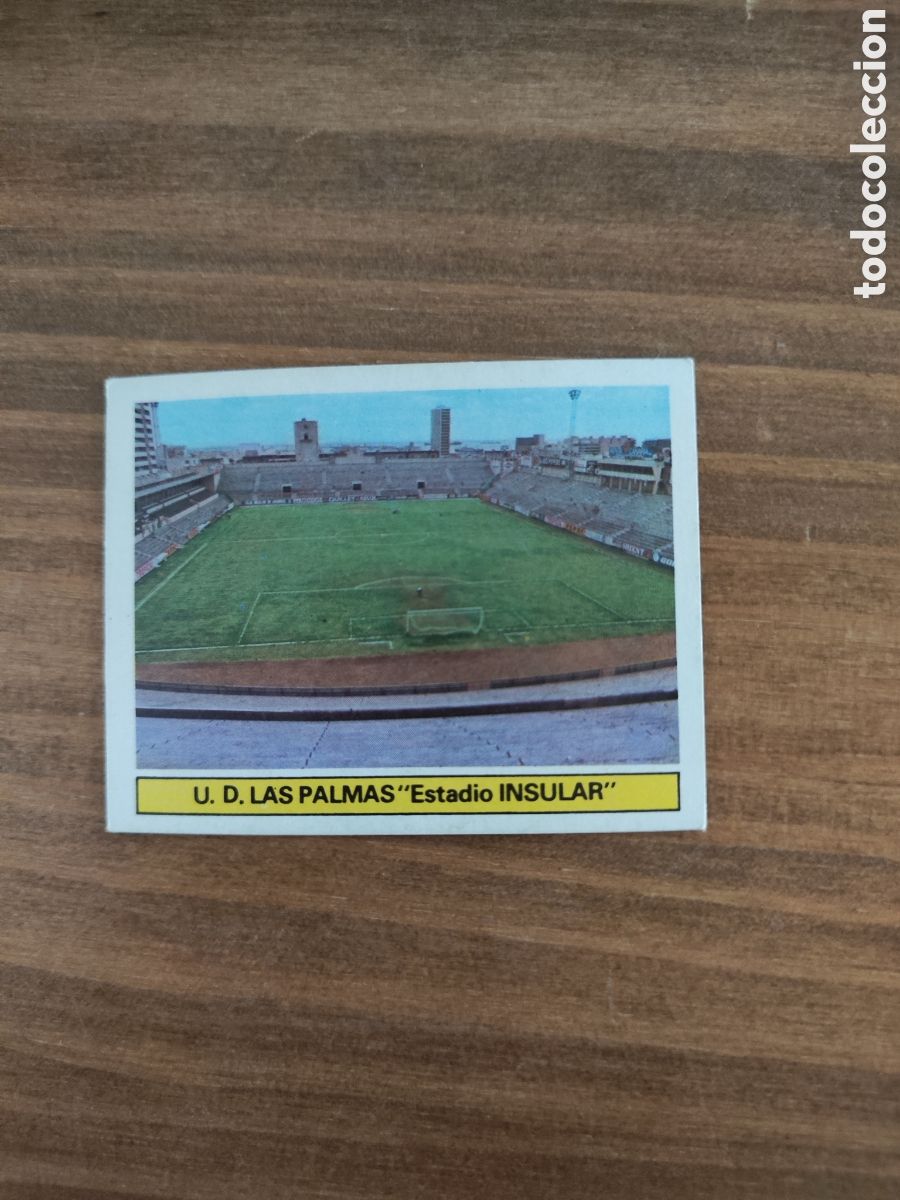 Fu&szlig;ball-Sticker: Este 81 82 sin pegar UD Las Palmas estadio Insular