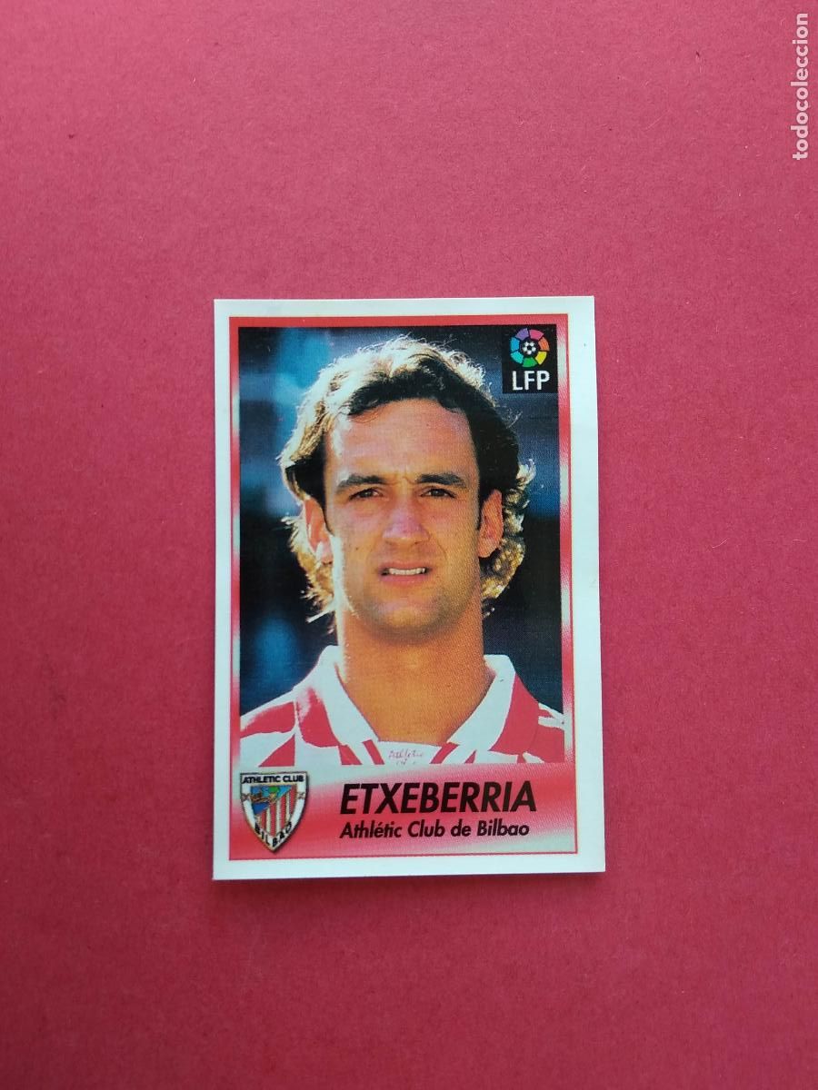 Cromos de F&uacute;tbol: CROMOS BOLLYCAO LIGA 96 97 1996 1997 CROMO NUNCA PEGADO ATHLETIC DE BILBAO N&ordm; 37 ETXEBERRIA