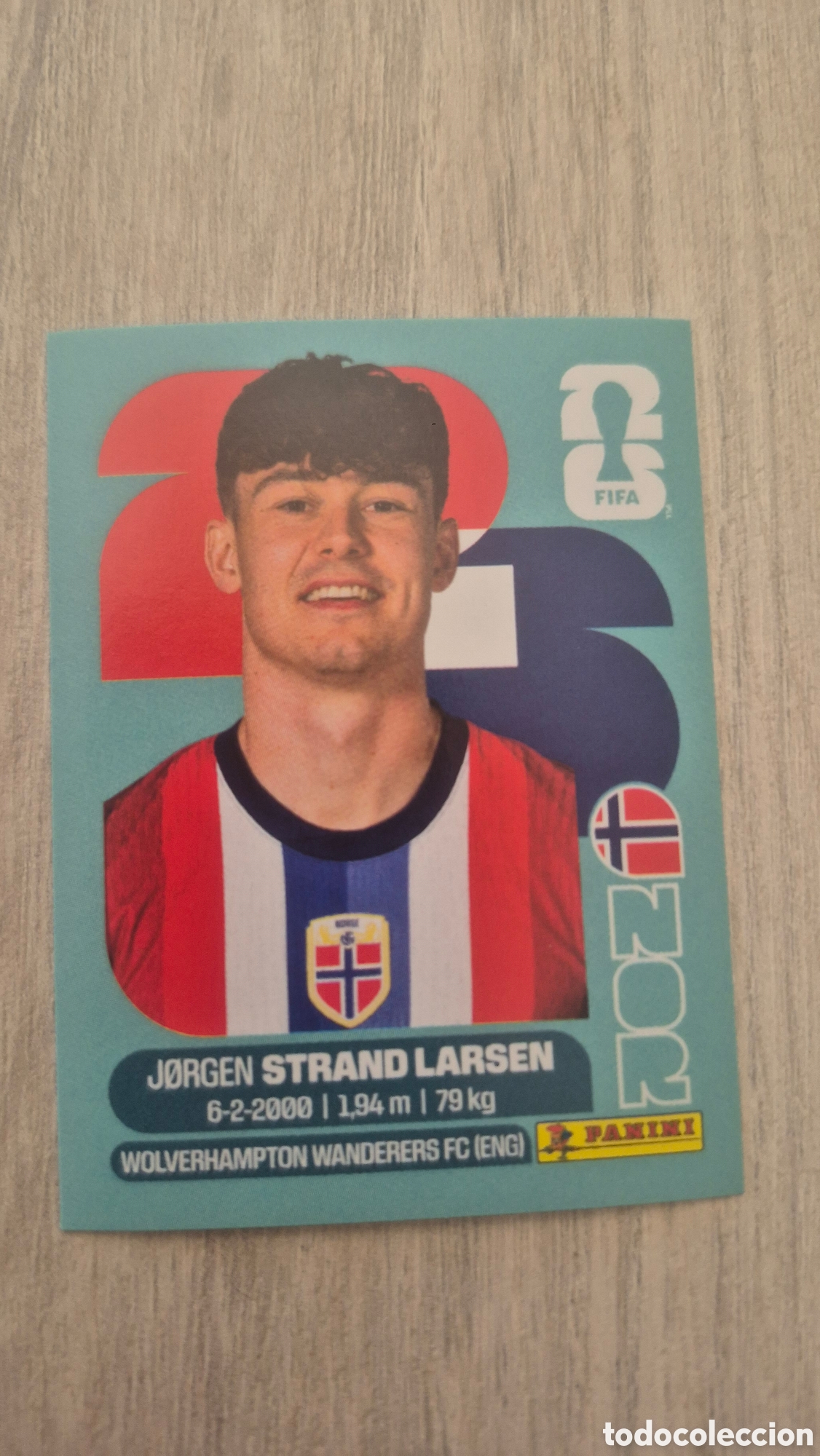 Cromos de F&uacute;tbol: NOR18 Strand Larsen FIFA World Cup 2026