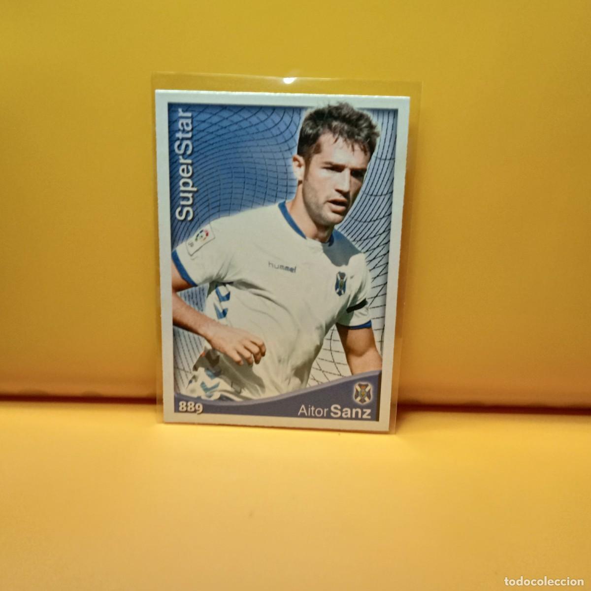 Cromos de F&uacute;tbol: MUNDICROMO 2014 2015 14 15 C.D TENERIFE SUPERSTAR AITOR SANZ 889