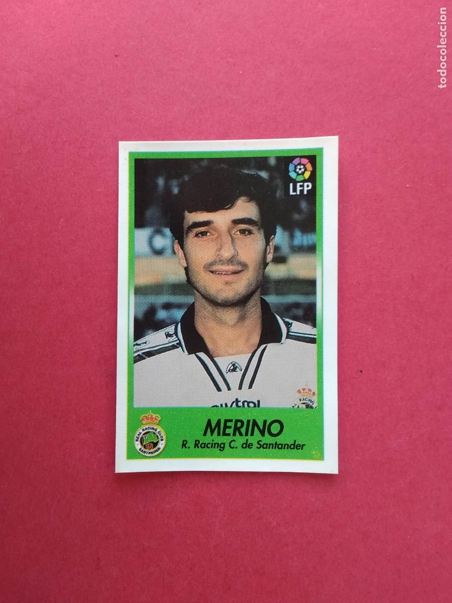 Cromos de F&uacute;tbol: CROMOS BOLLYCAO LIGA 96 97 1996 1997 CROMO NUNCA PEGADO RACING DE SANTANDER N&ordm; 198 MERINO
