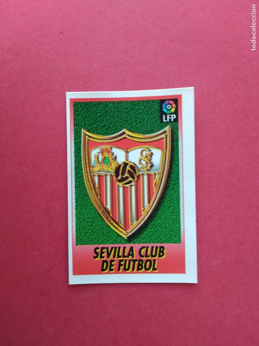Cromos de F&uacute;tbol: CROMOS BOLLYCAO LIGA 96 97 1996 1997 CROMO NUNCA PEGADO SEVILLA N&ordm; 209 ESCUDO