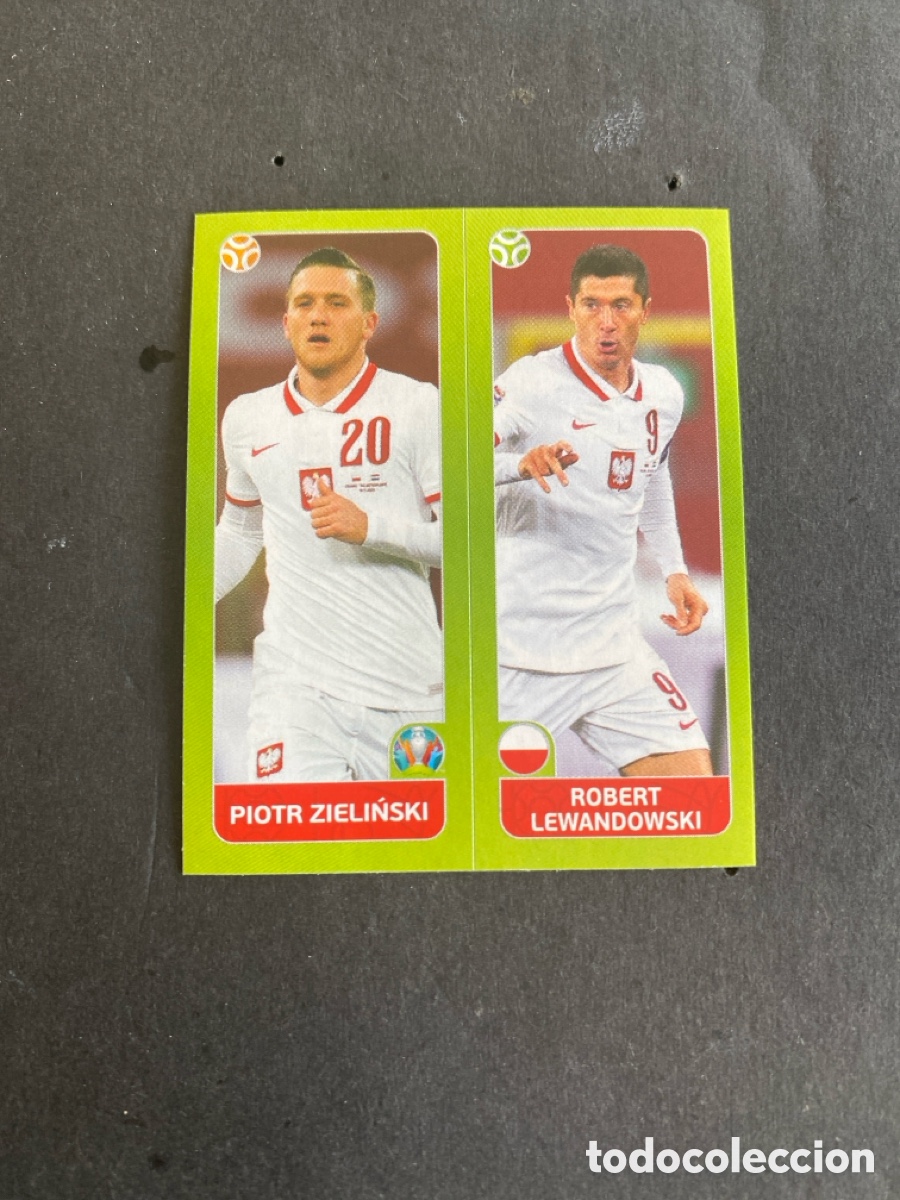 Figurine di Calcio: Cromo Euro 2020 Polonia N*484b-484a