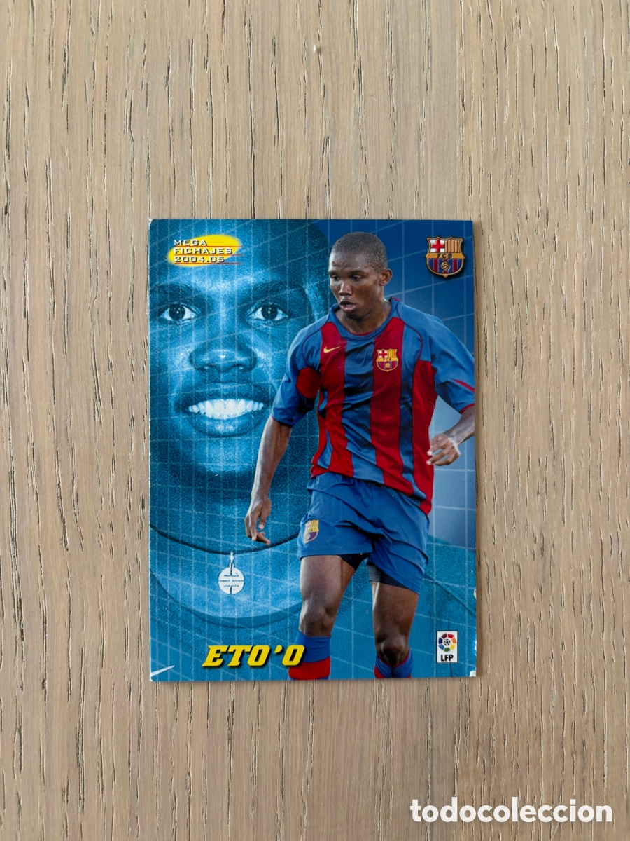 Figurine di Calcio: Cromo Eto'o 499 megafichajes panini 2004-2005
