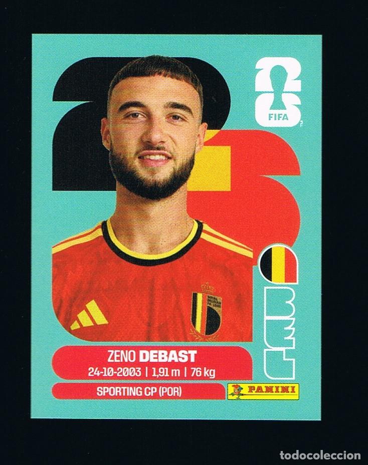 Figurine di Calcio: STICKER FIFA WORLD CUP 2026 BELGICA N&ordm; 5 ZENO DEBAST
