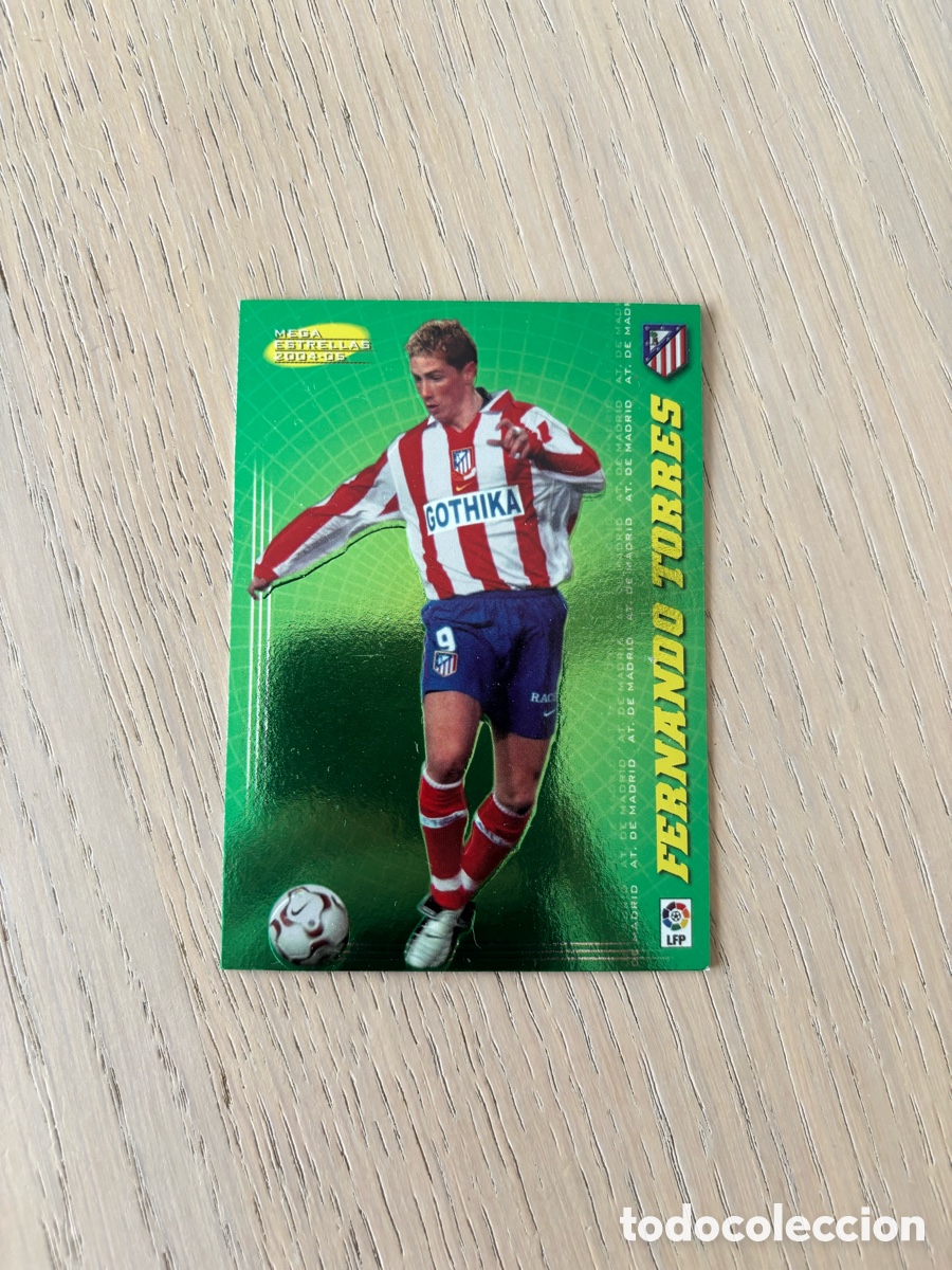 Figurine di Calcio: Cromo Fernando Torres 392 megaestrellas panini 2004-2005