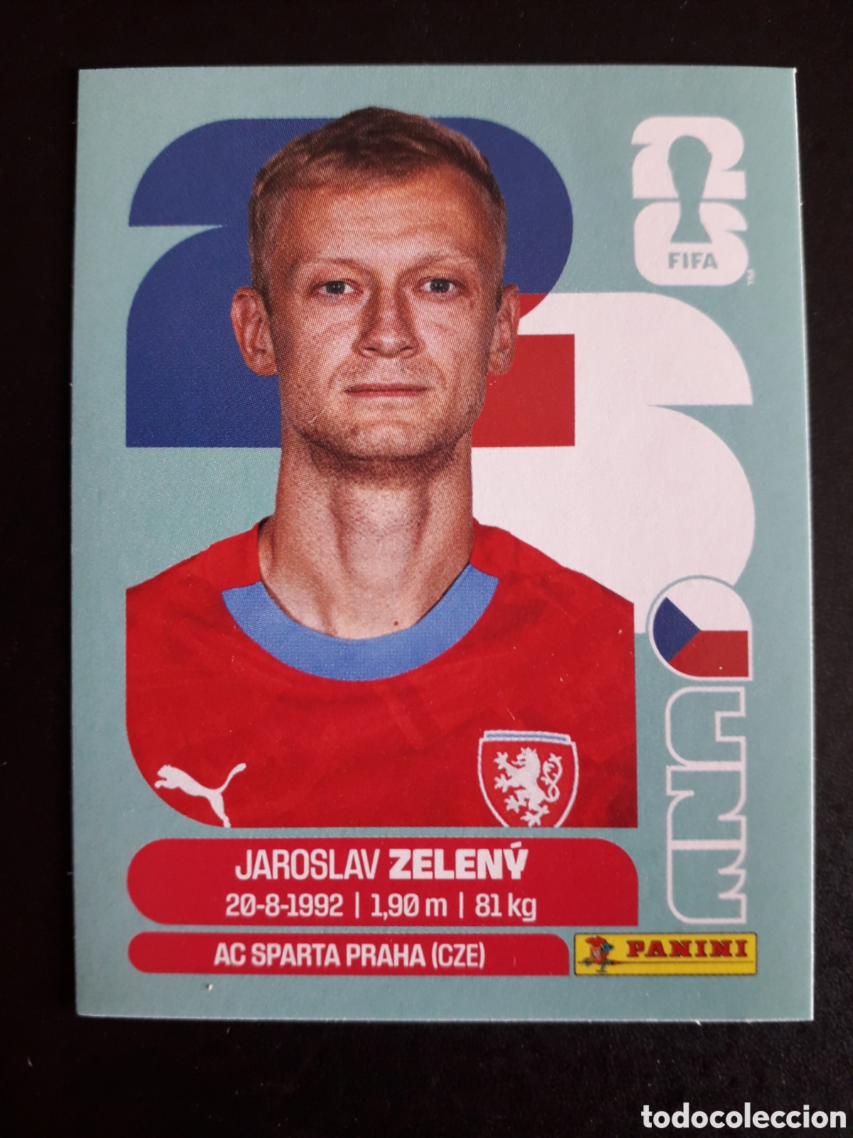 Figurine di Calcio: ZELEN&Yacute; REP CHECA/CHEQUIA CZE 6 MUNDIAL F&Uacute;TBOL 2026 FIFA WORLD CUP PANINI SIN PEGAR PEDIDO M&Iacute;NIMO 3&euro;.