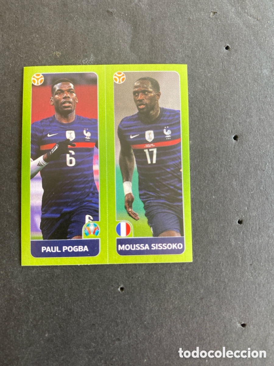 Fu&szlig;ball-Sticker: Cromo Euro 2020 Francia N*595b-595a