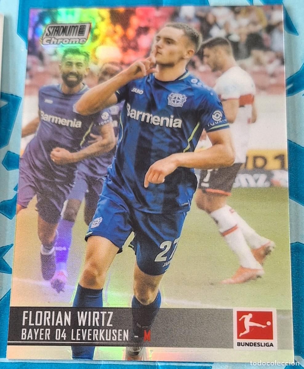 Fu&szlig;ball-Sticker: Florian Wirtz Bayer 04 Leverkusen Topps Stadium Club Chrome Refractor #71