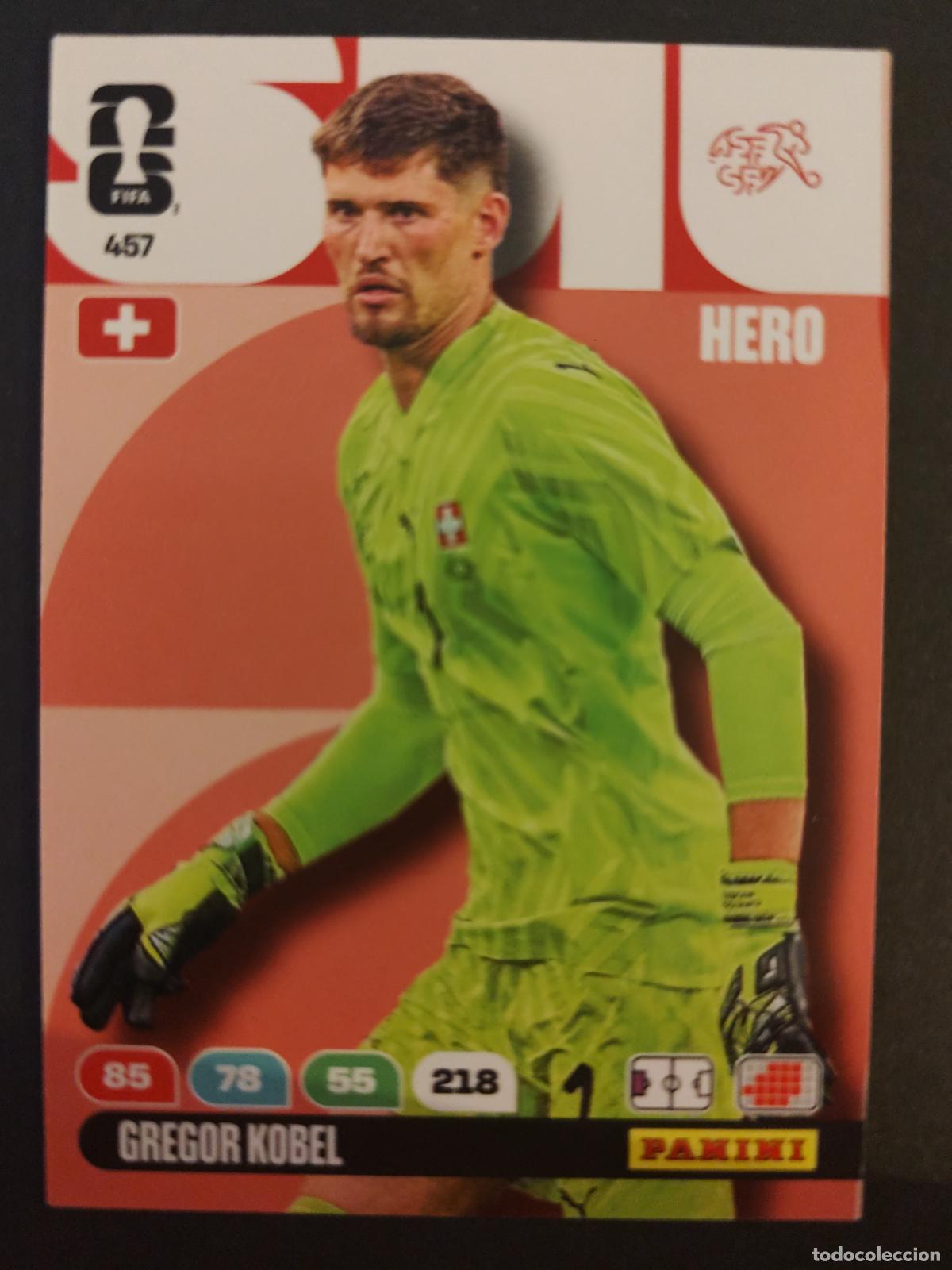Fu&szlig;ball-Sticker: 457 GREGOR KOBEL SUIZA ADRENALYN MUNDIAL FIFA WORLD CUP 2026 PANINI