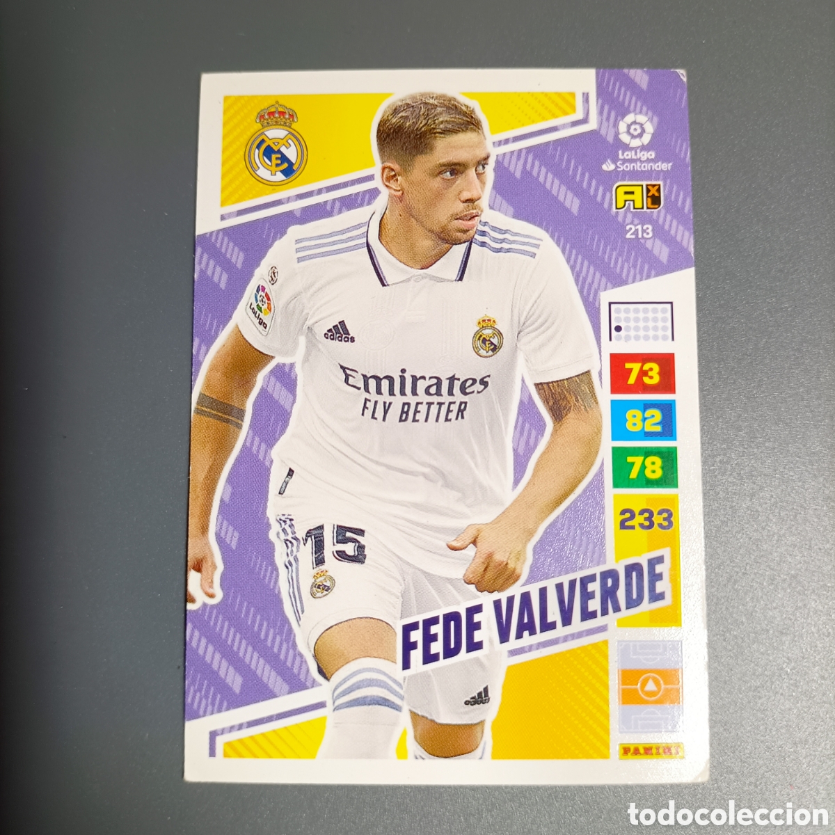 Fu&szlig;ball-Sticker: ADRENALYN. LIGA 2022-2023 (REAL MADRID) №213 FEDE VALVERDE