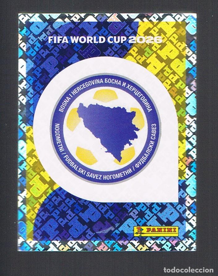 Figurine di Calcio: STICKER FIFA WORLD CUP 2026 B0SNIA Y HERZEGOVINA N&ordm; 1 ESCUDO