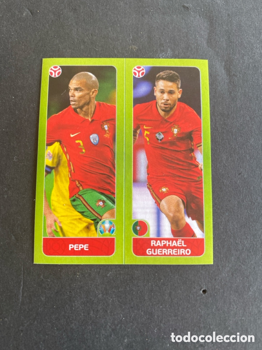 Cartes &agrave; collectionner de Football: Cromo Euro 2020 Portugal N*653b-653a
