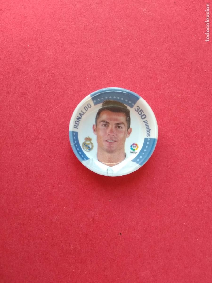 Cartes &agrave; collectionner de Football: GREFUCHAPAS GREFUSA FUTBOL LIGA 17 18 2017 2018 REAL MADRID CRISTIANO RONALDO 350 PUNTOS