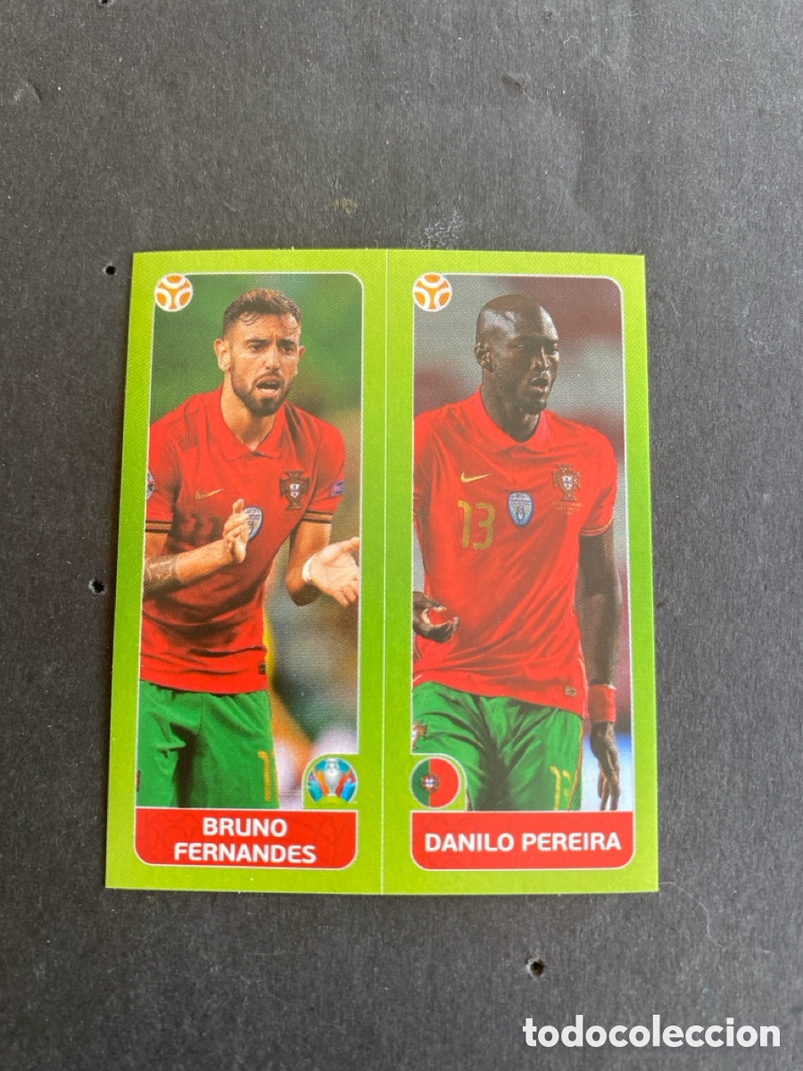 Cartes &agrave; collectionner de Football: Cromo Euro 2020 Portugal N*655b-655a