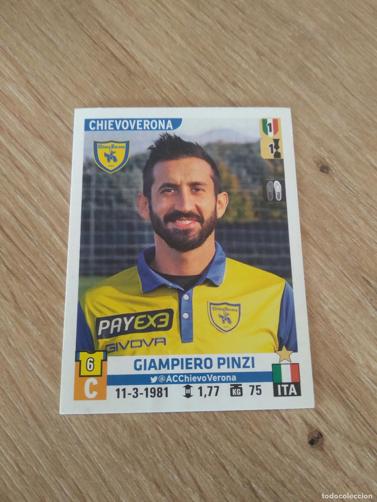 Cromos de F&uacute;tbol: 108 GIAMPIERO PINZI CHIEVOVERONA CROMO FUTBOL PANINI LIGA ITALIA 15-16 CALCIATORI 2015-2016 SERIE A