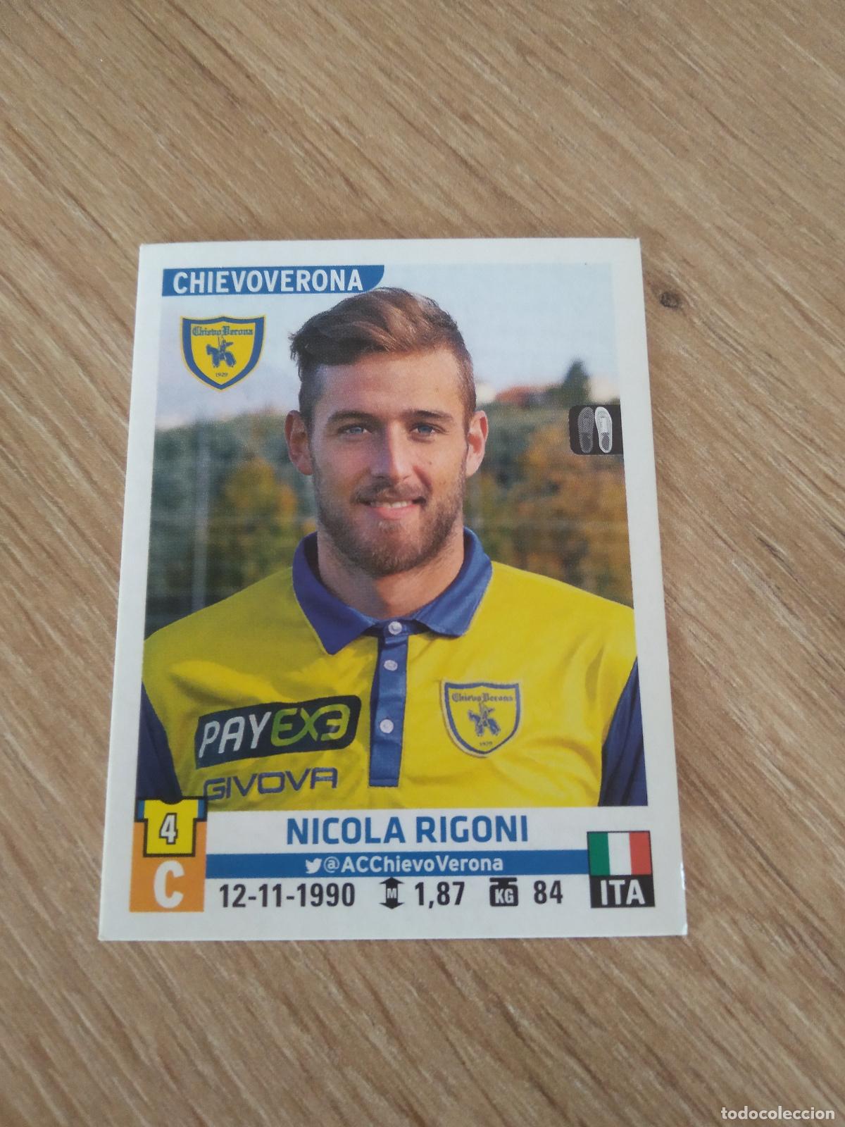 Cromos de F&uacute;tbol: 109 NICOLA RIGONI CHIEVOVERONA CROMO FUTBOL PANINI LIGA ITALIA 15-16 CALCIATORI 2015-2016 SERIE A