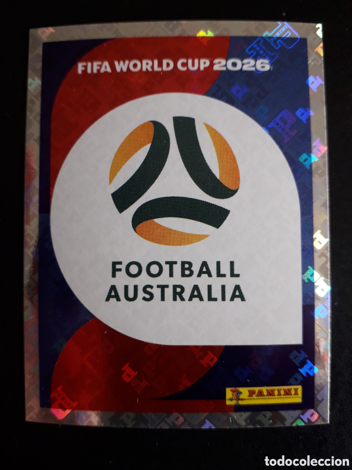 Cromos de F&uacute;tbol: ESCUDO AUSTRALIA AUS 1 MUNDIAL F&Uacute;TBOL 2026 FIFA WORLD CUP PANINI SIN PEGAR PEDIDO M&Iacute;NIMO 3&euro;