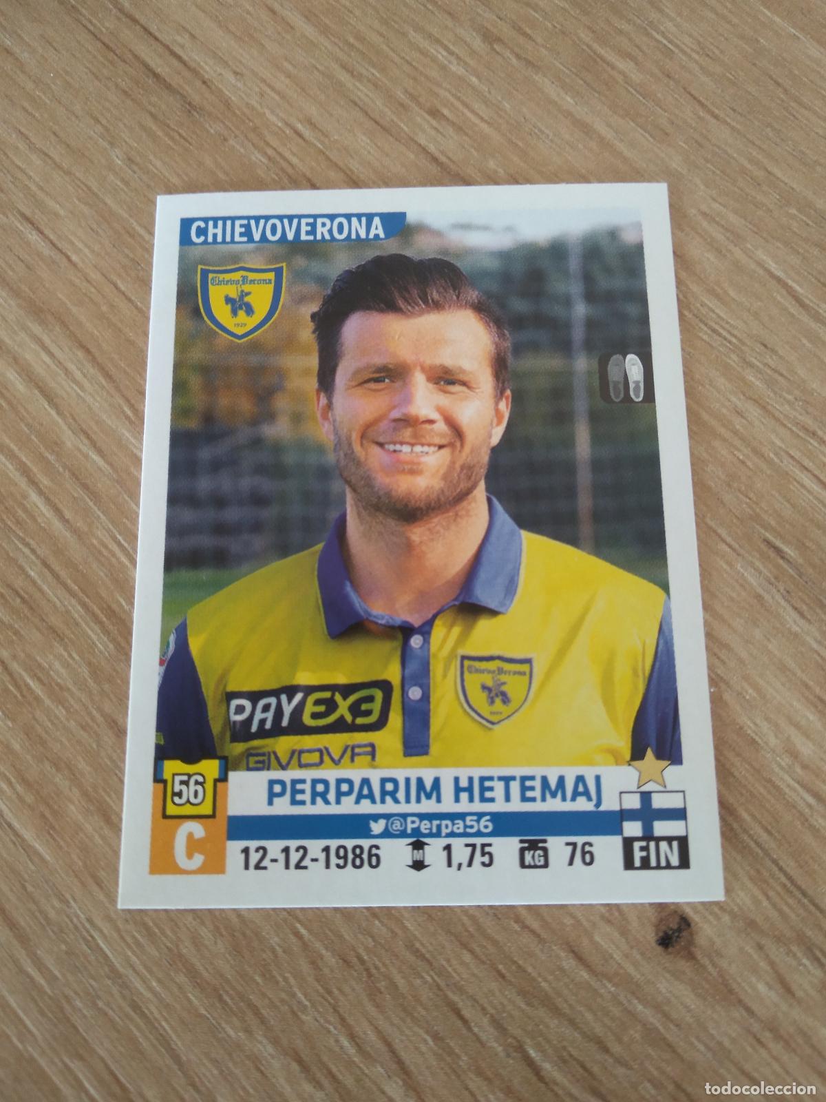 Cromos de F&uacute;tbol: 110 PERPARIM HETEMAJ CHIEVOVERONA CROMO FUTBOL PANINI LIGA ITALIA 15-16 CALCIATORI 2015-2016 SERIE A