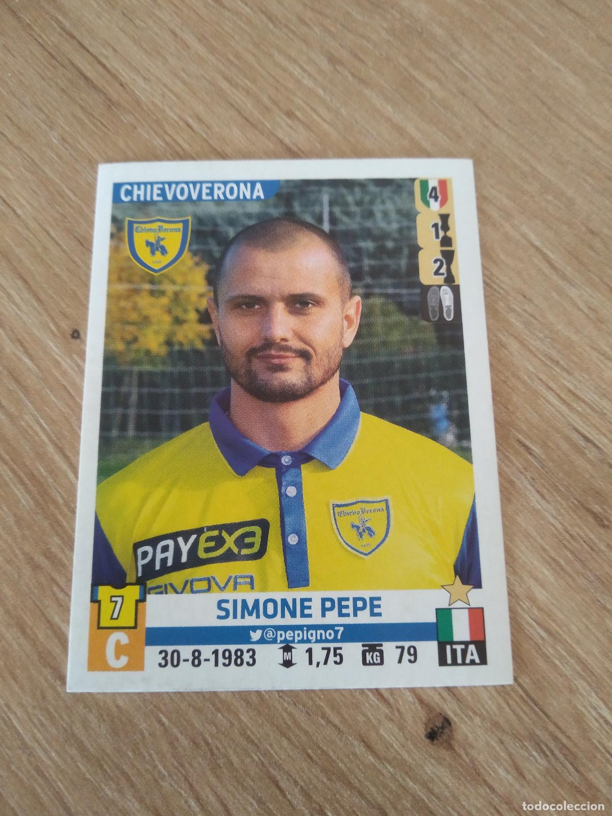 Cromos de F&uacute;tbol: 112 SIMONE PEPE CHIEVOVERONA CROMO FUTBOL PANINI LIGA ITALIA 15-16 CALCIATORI 2015-2016 SERIE A