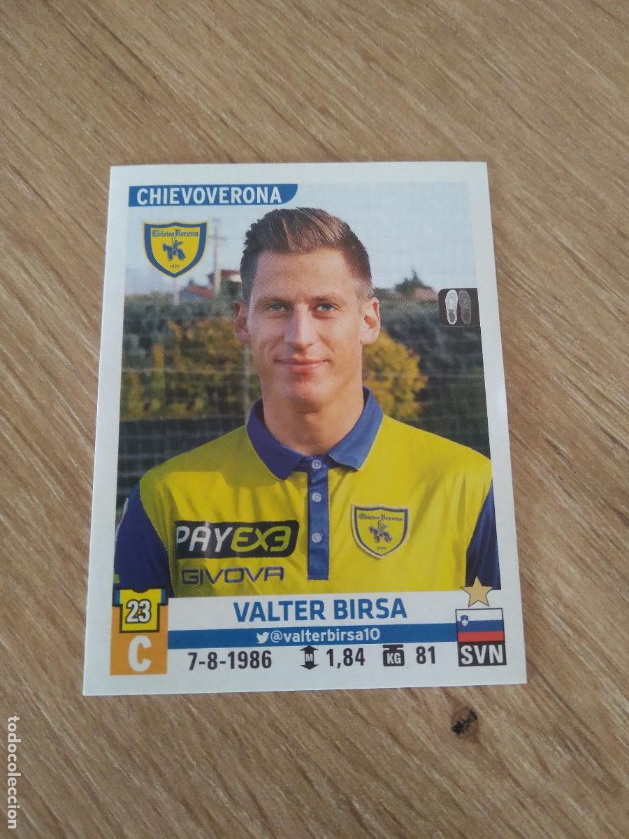 Cromos de F&uacute;tbol: 113 VALTER BIRSA CHIEVOVERONA CROMO FUTBOL PANINI LIGA ITALIA 15-16 CALCIATORI 2015-2016 SERIE A