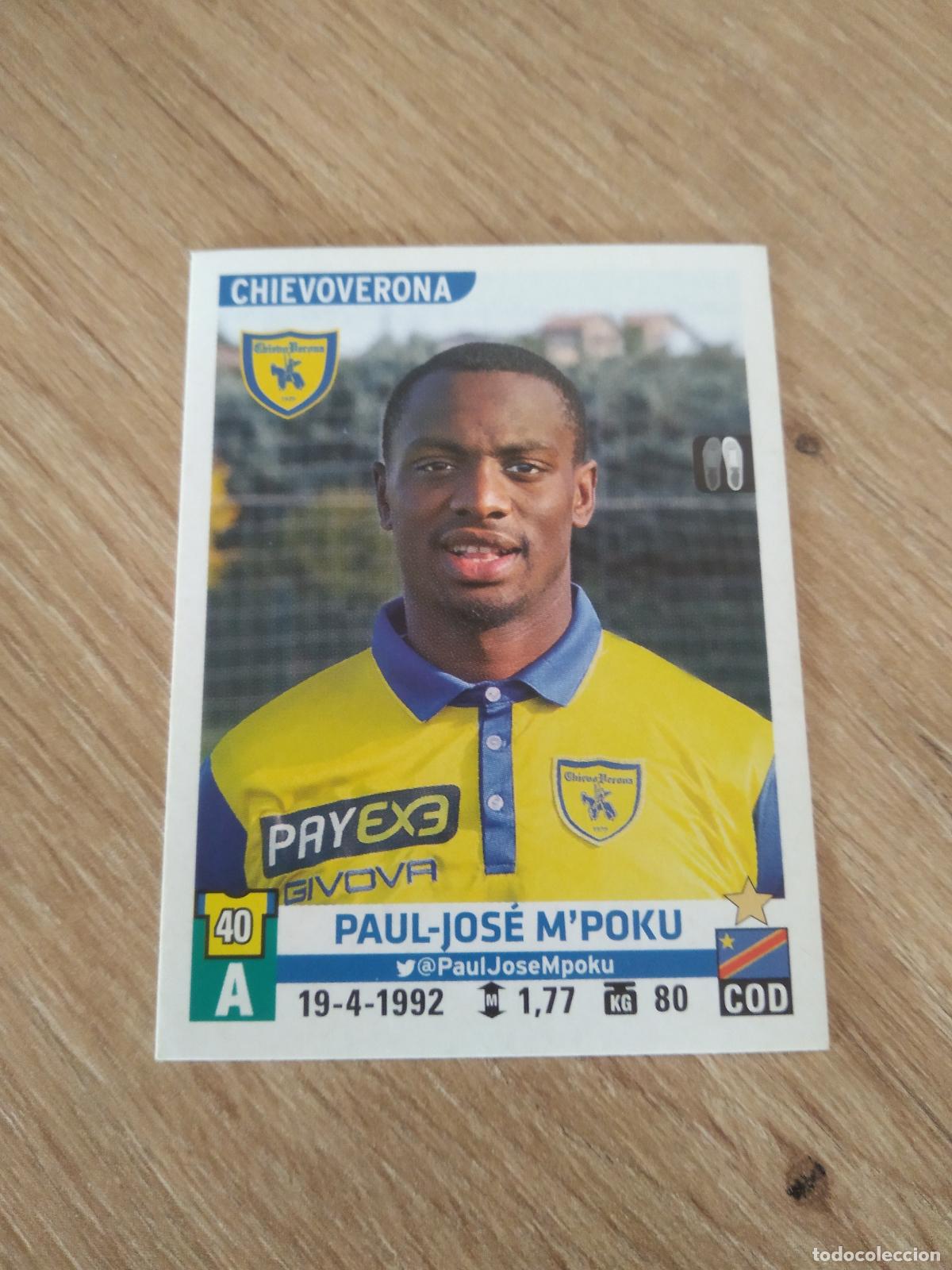 Cromos de F&uacute;tbol: 115 PAUL-JOSE M'POKU CHIEVOVERONA CROMO FUTBOL PANINI LIGA ITALIA 15-16 CALCIATORI 2015-2016 SERIE A