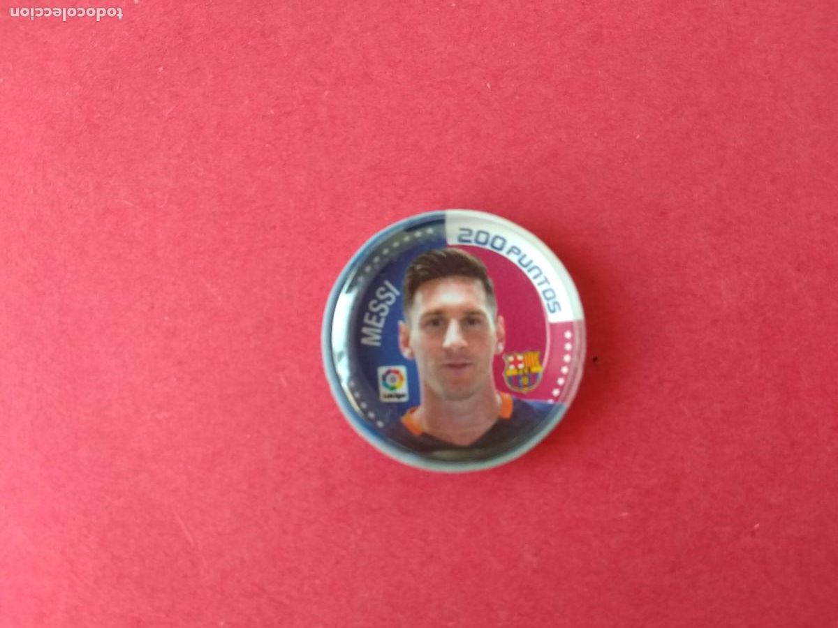 Cromos de Futebol: GREFUCHAPAS GREFUSA FUTBOL LIGA 16 17 2016 2017 BARCELONA LIONEL MESSI 200 PUNTOS