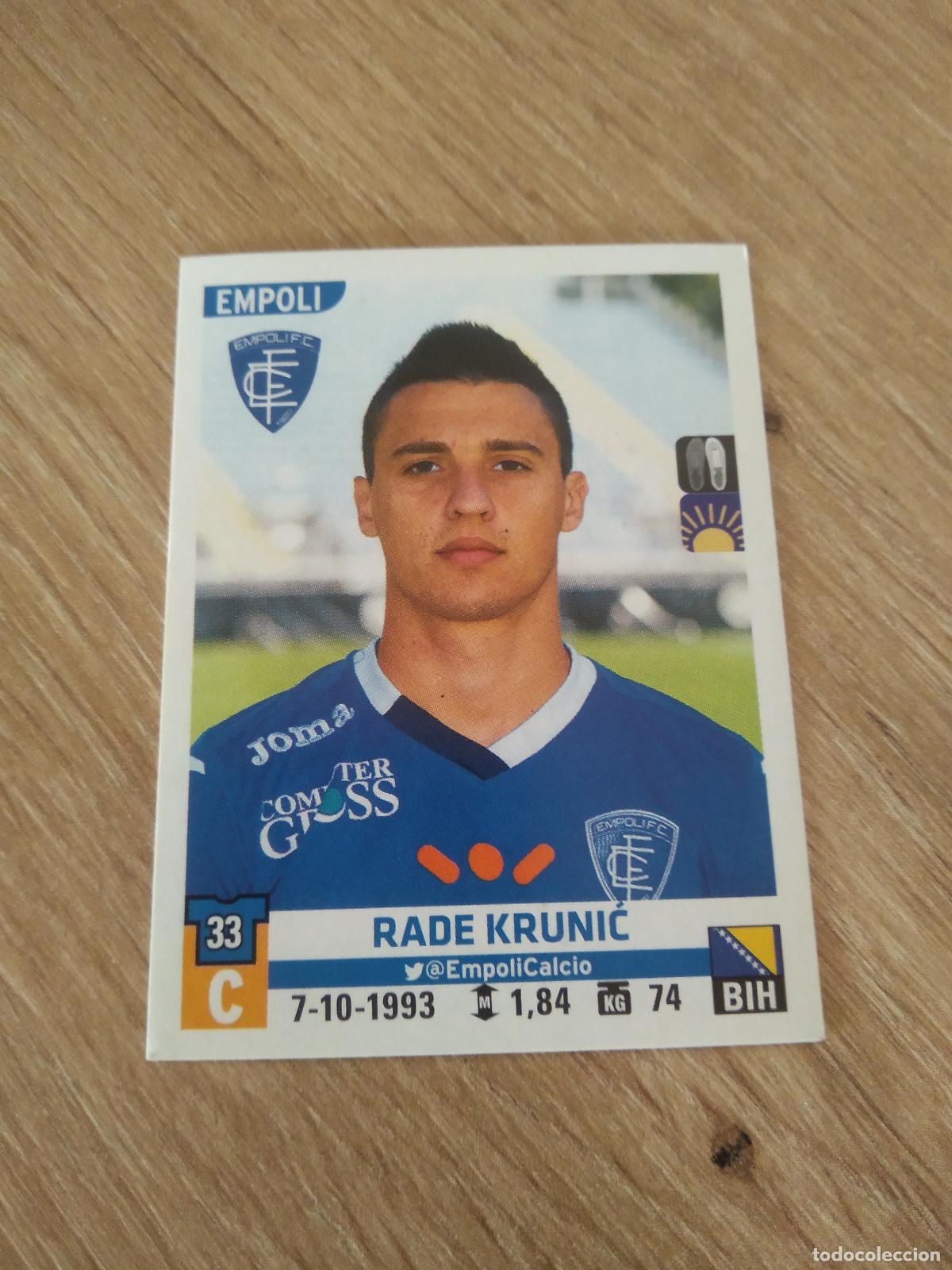 Cromos de F&uacute;tbol: 143 RADE KRUNIC EMPOLI CROMO FUTBOL PANINI LIGA ITALIA 15-16 CALCIATORI 2015-2016 SERIE A