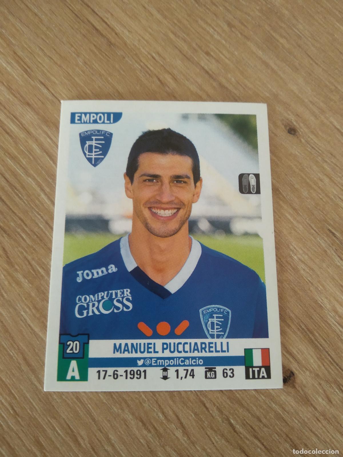 Cromos de F&uacute;tbol: 145 MANUEL PUCCIARELLI EMPOLI CROMO FUTBOL PANINI LIGA ITALIA 15-16 CALCIATORI 2015-2016 SERIE A