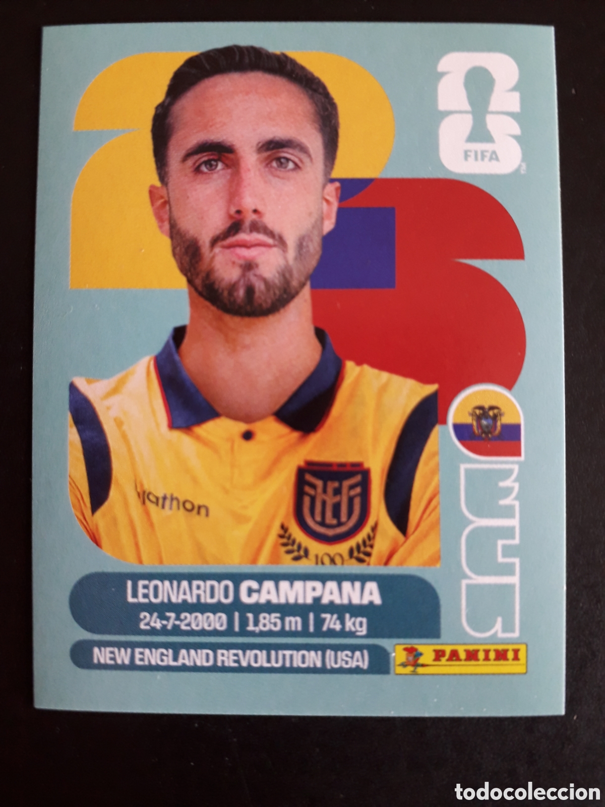 Cromos de F&uacute;tbol: CAMPANA ECUADOR ECU 15 MUNDIAL F&Uacute;TBOL 2026 FIFA WORLD CUP PANINI SIN PEGAR PEDIDO M&Iacute;NIMO 3&euro;.