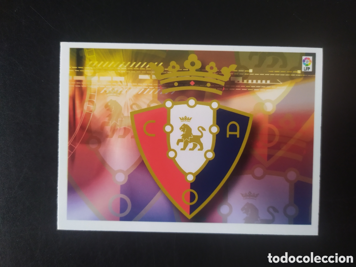 Cromos de Futebol: Mundicromo ediciones estadio 2007 2008 07 08 escudo check list final n&deg; 235 Osasuna