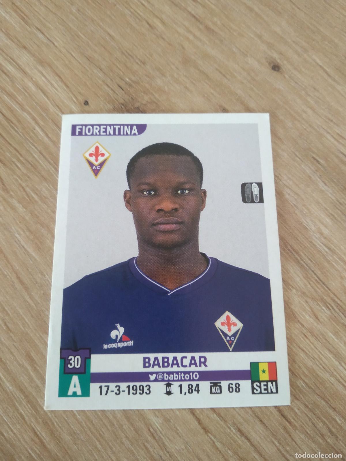 Fu&szlig;ball-Sticker: 174 BABACAR FIORENTINA CROMO FUTBOL PANINI LIGA ITALIA 15-16 CALCIATORI 2015-2016 SERIE A