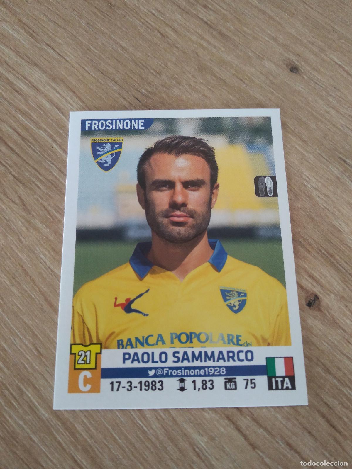 Cromos de F&uacute;tbol: 194 PAOLO SAMMARCO FROSINONE CROMO FUTBOL PANINI LIGA ITALIA 15-16 CALCIATORI 2015-2016 SERIE A