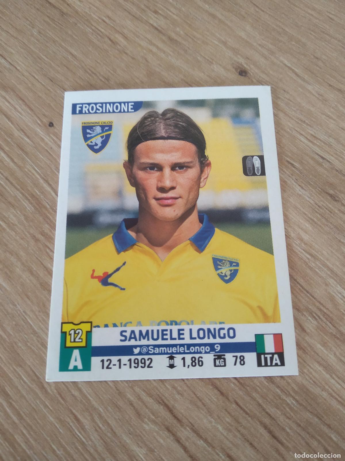 Cromos de F&uacute;tbol: 204 SAMUELE LONGO FROSINONE CROMO FUTBOL PANINI LIGA ITALIA 15-16 CALCIATORI 2015-2016 SERIE A